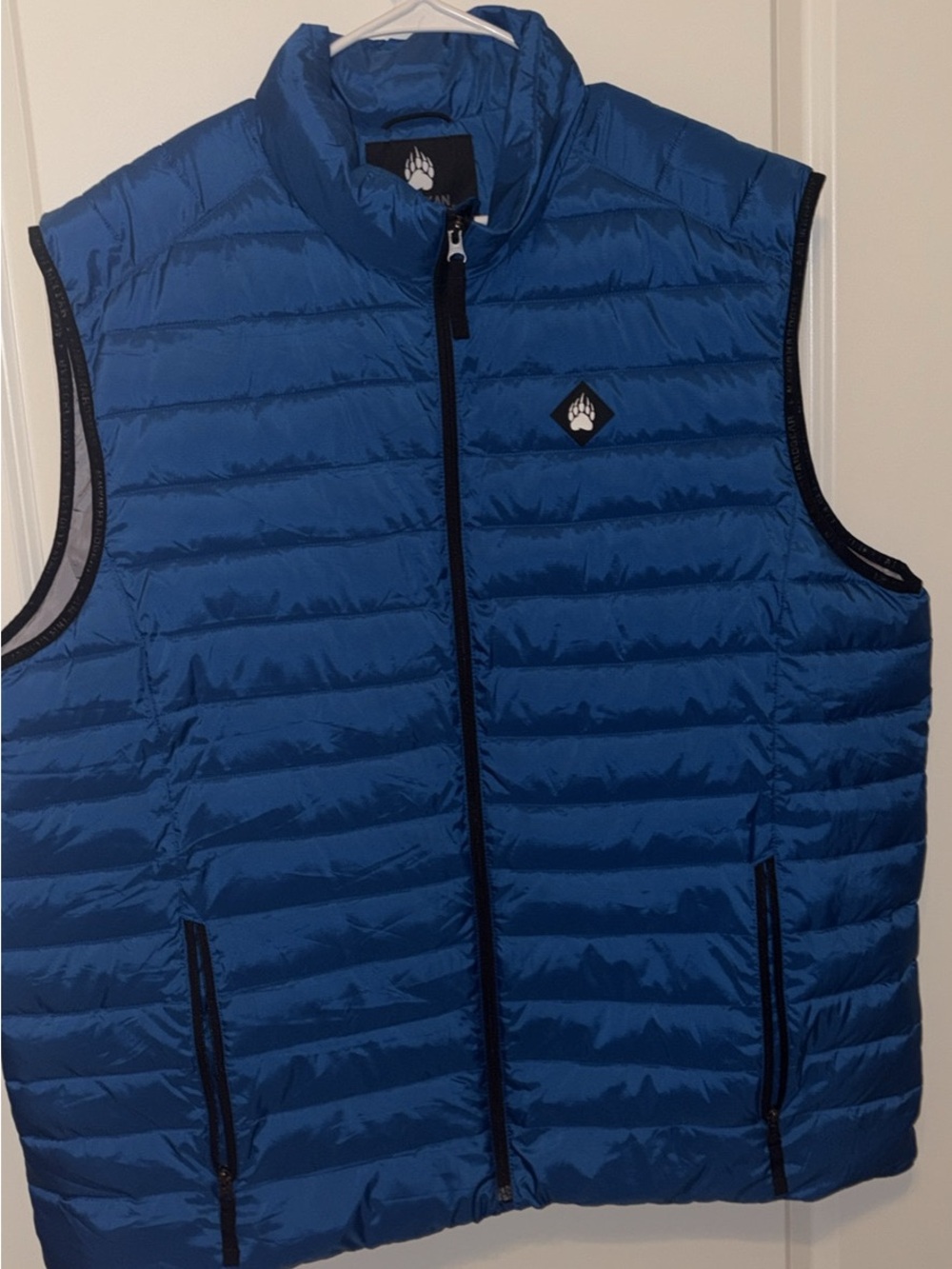 Duluth Trading Co Blue Quilted Puffer Vest